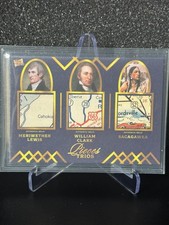 2022 Pieces of the Past - Map Trio - Lewis/Clark/Sacagawea Authentic Relics picture