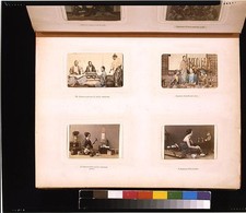 Photo:Japan 1860s Guards Prisoner Police Examiner Shamisen Woman Washing picture