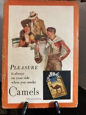 1930 REYNOLDS TOBACCO CAMEL CIGARETTE WINSTON SALEM 7”x9-3/4” picture