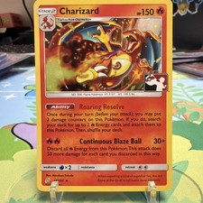 Charizard Pokemon Club (Library Exclusive) 14/181 Pokemon NM team up Cosmo holo picture