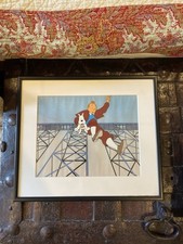 Hergé ‘Tintin’ Original Hand Painted Cartoon Animation Cel Prisoners of The Sun picture