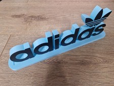 Adidas Original Ice Blue - 3D Shop Display Collection Sign Collectors Display  picture