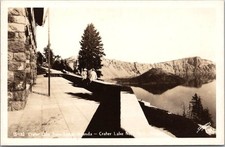 c1940s CRATER LAKE NATIONAL PARK Oregon Photo RPPC Postcard 