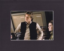 8X10 Matted Print Picture Filming Star Wars: Return of Jedi, Harrison Ford picture