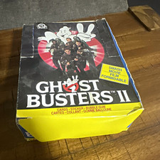 Topps 1989 Ghostbusters II Trading Card Packs with poster full box picture