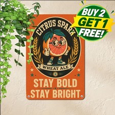 Classic Retro Style Art Plaque Vintage Nostalgic Living Room Metal Tin Sign picture