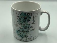 222 Fifth ~ “My Place “ New Jersey Garden State Map  ~ Jumbo 24 Oz Mug ~ NEW picture