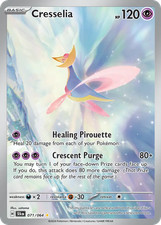 Pokemon Cresselia 071/064 Holo Illustration Rare Shrouded Fable NM picture