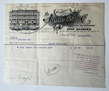 1913 Billhead Denver Colorado Austin Candy Co Confectioners Market St vignette picture