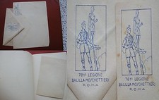 ENVELOPE AND SHEET PAPER LETTER HEADINGS 781.a LEGION BALILLA MUSKETEERS ROME 2 picture
