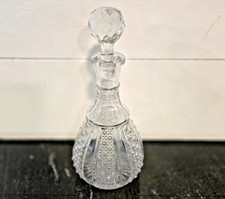 Antique EAPG Decanter 1890s RAINBOW by McKee & Brothers Pittsburg, PA Rare find picture
