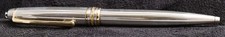 Montblanc Meisterstuck Solitaire Sterling Silver 925 164 Pinstripe Ballpoint Pen picture