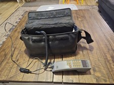 Vintage Motorola America Series 820 Mobile Telephone Handset w/ Case Carry Bag picture