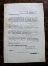 KENTUCKY CIVIL WAR CAMP NELSON GENERAL BURNSIDE ORDER 1863 picture