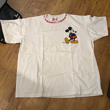 Vintage Disney Designs Mickey Mouse White T-Shirt L/XL Unisex Adult picture