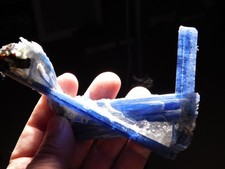 Big BLUE KYANITE Crystal Cluster With Quartz 100% Natural Brazil 152gr picture