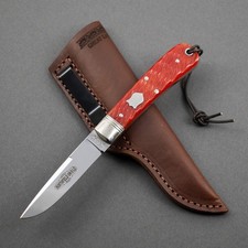 NEW Great Eastern Tidioute P74 Stingray, Red Licorice Jigged Bone w/ Sheath GEC picture