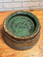 RARE Pre-Prohibition Rahr Brewing Co. Green Bay Wis Beer Barrel Keg Head WI picture