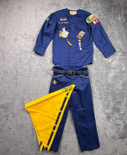 Vintage 80s BSA Cub Scout Uniform Shirt Pants Belt Neckerchief Columbia Pacific picture