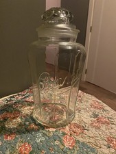 Vintage Bunte Candy Jar With Lid picture