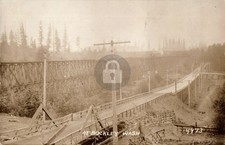 c1910's Locomotive Buckley Washington WA RPPC Photo Postcard COPY picture