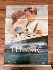 Titanic Leonardo DiCaprio Double Sided Blue Jean Poster Rare Turkey Vintage picture