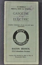 1905 Pope Motor Car Brochure Tribune Toledo Waverley Electric Columbia Bicycle picture