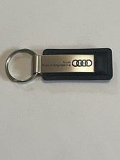VINTAGE 🇺🇸 AUDI ”TAMPA”CAR DEALERSHIP KEYCHAIN KEYRING KEYFOB👀LQQK👀 picture