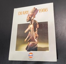 Vtg Gulf Oil 1986 Hardcover Planner-Diary-Calendar-Travel Petroliana, Never used picture