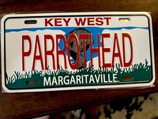 Jimmy Buffett Vanity Plate $25.00 includes shipping picture
