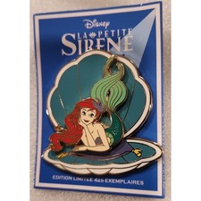 Disney Ariel Mermaid Clamshell La Petite Sirene Paris DLP LE 425 Pin 144171 004 picture