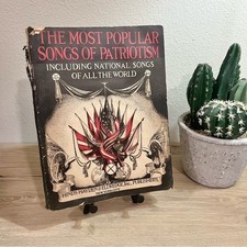 Antique 1916 Popular Songs of Patriotism Hinds Hayden Music Book WWI Era picture