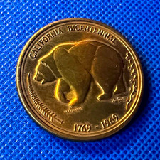 California Bicentennial 1769-1969 “The Golden Land” Commemorative Token picture