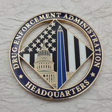 US Drug Enforcement Administration Executive Protection Detail Challenge Coin picture