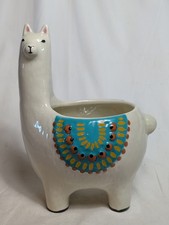 Natural Life Porcelain Ceramic Llama Alpaca Planter 9