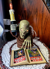 Vintage Tales From The Crypt Keeper Candelabra With Book 1996 Trendmasters-Works picture