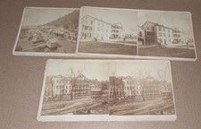 3 Hot Springs Arkansas Stereoviews Arlington Hotel Street View Unknown Building picture