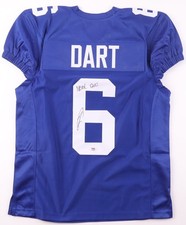 Robert O'Neill Never Quit Signed Jaxson Dart N.Y. Giants Seal Team 6 Jersey PSA picture