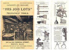 Orig. W.S. Milligan, Boston 1896 Catalogue -
