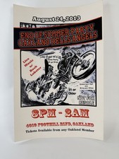 Hells Angels Oakland Party LRG POSTER aug 24 2013 Outlaw Biker Motorcycle Club picture