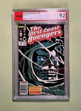 West Coast Avengers #35 NEWSSTAND  (NOT CGC ) 1988 PSA 9.2 Marvel comics  picture