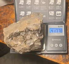 Herkimer Diamond Mine Druzy Quartz  Natural Matrix BEAUTIFUL DISPLAY 417 Grams picture