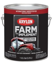 Farm & Implement Brush On Paint, High Gloss, International Harvester Red, 1 Gall picture