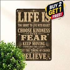 vintage inspirational quote sign distressed typography bold life picture