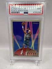 Alonzo Mourning 1993-94 Fleer ROOKIE  Sensations PSA 9 MINT picture