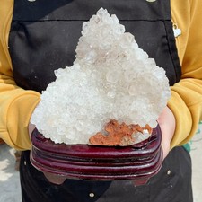 ALL 3.2LB Natural Clear Quartz Cluster Crystal Mineral Point Healing G6752 picture
