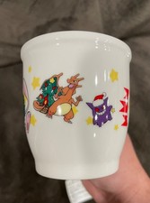 Pokemon Center 2004 Christmas Mug Gengar Mew Charizard Wobbuffet Pikachu picture