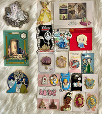 ATTN RESELLERS: ALL PRINCESSES Auth Disney & Fantasy Set of 25 Pins picture