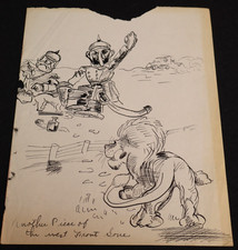 WWI Pen Art Illustration Drawing 'Another Piece of The West Front' Peterson 1918 picture