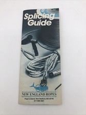New England Ropes Splicing Guide Vintage pamplet picture
